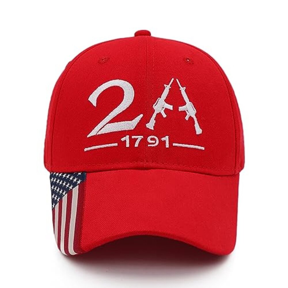American Flag Baseball Cap Adjustable Embroidery … - image 2